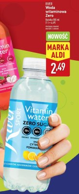Woda witaminowa zero cytryna pomara艅cza River promocja