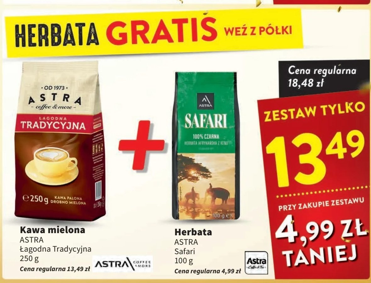 Herbata liściasta ASTRA SAFARI Astra tea promocja