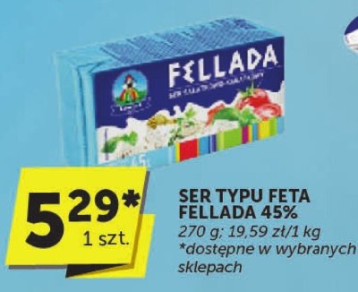Ser typu Feta Fellada 45% promocja w Euro Sklep