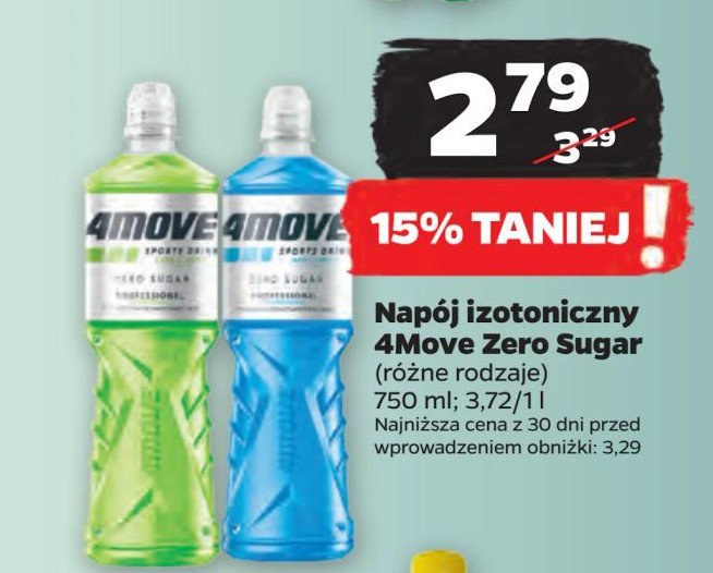 Nap贸j lime & mint zero 4move professional promocja