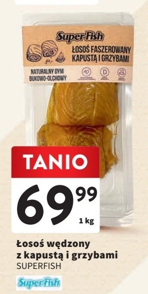 艁oso艣 faszerowany kapust膮 i grzybami Superfish promocja