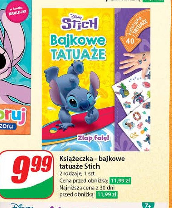 Bajkowe tatuaże promocja w Dino