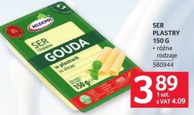 Ser Gouda plastry SER GOUDA PLASTRY 150 g 580944 promocja w Selgros