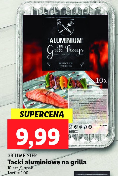 Tacki aluminiowe Grill meister promocja