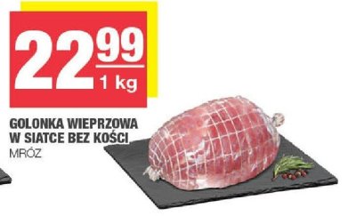 Golonka wieprzowa w siatce bez kości Mróz promocja w SPAR
