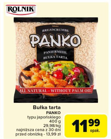 Bułka tarta Panko promocja