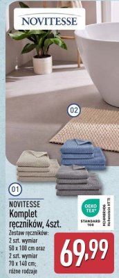 Komplet ręczników NOVITESSE, 4szt. promocja w Aldi