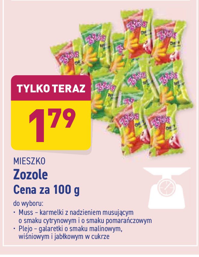 Galaretki plejo malina-wi艣nia-jab艂ko Mieszko zozole promocja