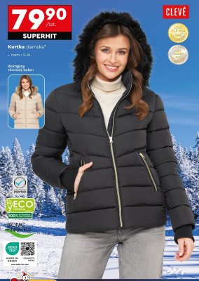 Kurtka damska promocja w Biedronka