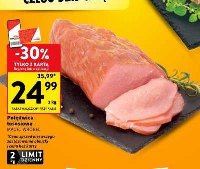 Polędwica łososiowa Made J Wróbel promocja w Intermarche