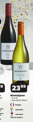 Wino Montaignan G.S.M. wytrawne 750 ml promocja w Netto