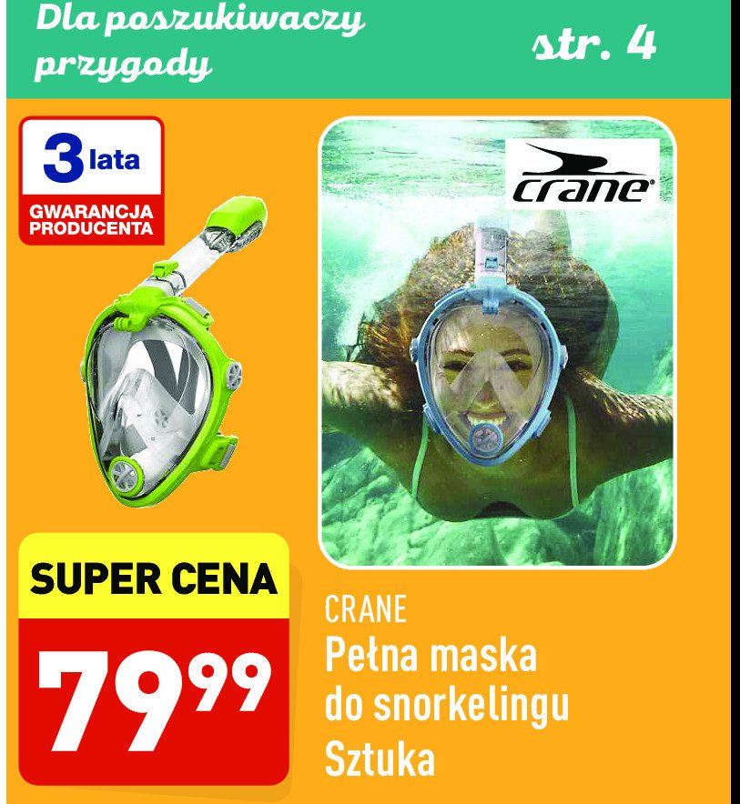 Maska do snorkelingu CRANE promocja