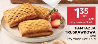 Fantazja truskawkowa pieczywo promocja w Stokrotka