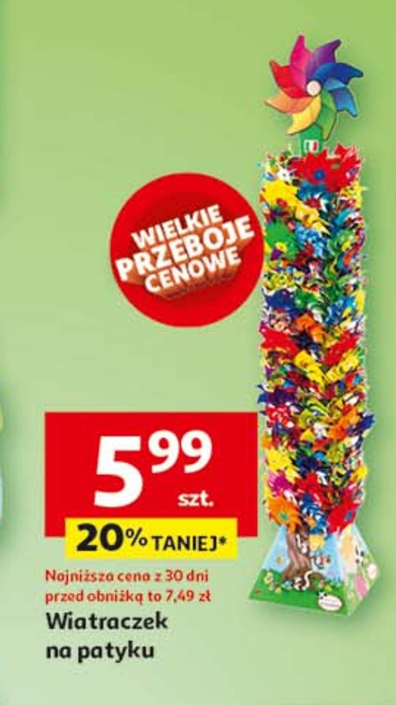 Wiatraczek promocja w Auchan