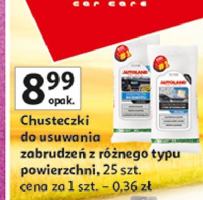Chusteczki do r膮k do ci臋zkich zabrudze艅 Autoland promocja