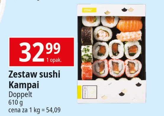 Sushi kampai Doppelt promocja