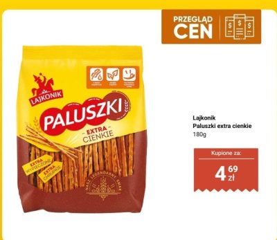 Paluszki extra cienkie promocja w Dino