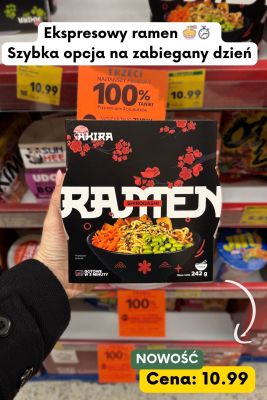 Zupa ekspresowa - ramen promocja w Kaufland