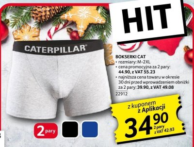 Bokserki Caterpillar promocja w Selgros