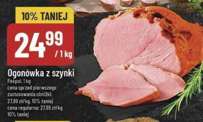Ogonówka z szynki Pekpol promocja w POLOmarket