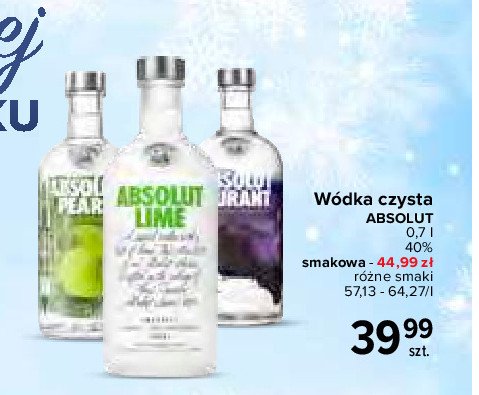 W贸dka Absolut lime promocja
