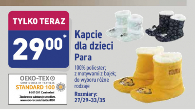 Kapcie dla dzieci promocja
