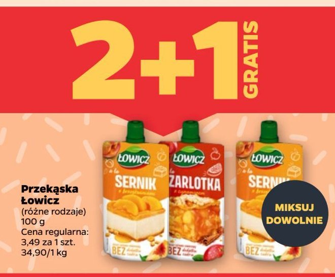 Deser szarlotka Łowicz promocja w Netto