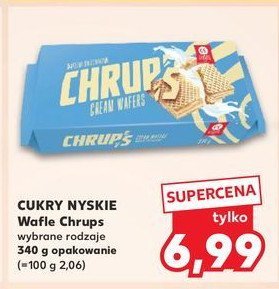 Waffle śmietankowe chrups! Cukry nyskie promocja