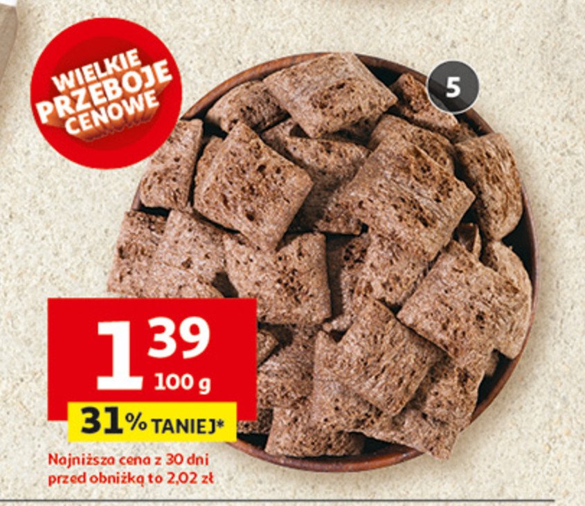 Poduszeczki czekoladowe promocja w Auchan