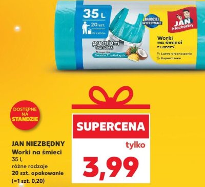 Worki na śmieci 35 l promocja w Kaufland