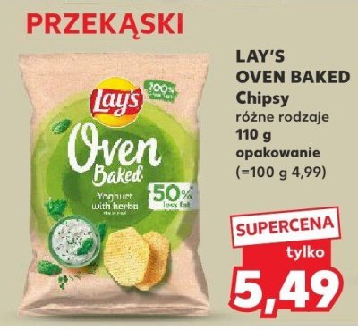 Chipsy Oven Baked różne rodzaje promocja w Kaufland