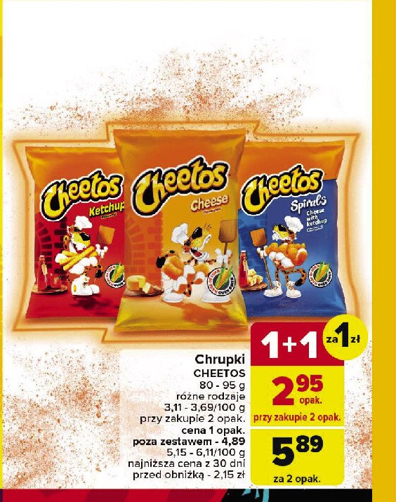 Chrupki cheese Cheetos promocja