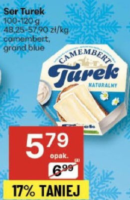 Ser Turek camembert, royal blue promocja w Delikatesy Centrum