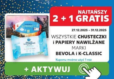 Chusteczki i papiery nawilżane promocja w Kaufland