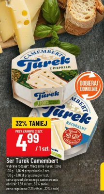 Ser Turek Camembert promocja w POLOmarket