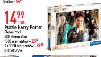 Puzzle harry potter 3000 el. Clementoni promocja
