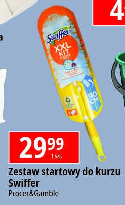 Zestaw startowy r膮czka + miote艂ki xxl do kurzu 2 szt Swiffer promocja
