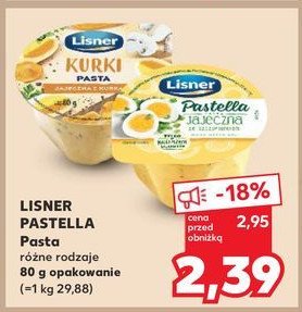 Pasta jajeczna ze szczypiorkiem Lisner pastella promocja