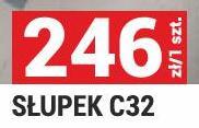 Słupek INGA SŁUPEK C32 kolor biały promocja w Merkury Market