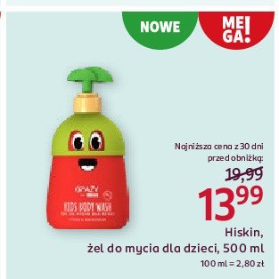 Żel do mycia dla dzieci Hiskin promocja