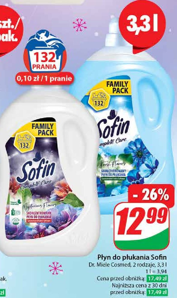 Płyn do płukania fresh SOFIN COMPLETE CARE promocja