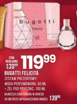 Zestaw prezentowy Bugatti Felicita promocja w Drogerie Natura