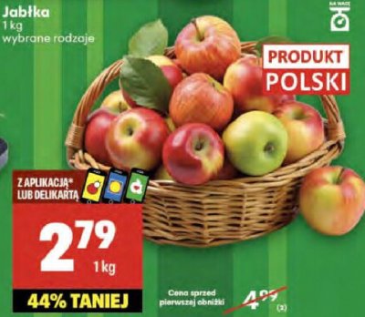 Jabłka Delikatesy Centrum promocja