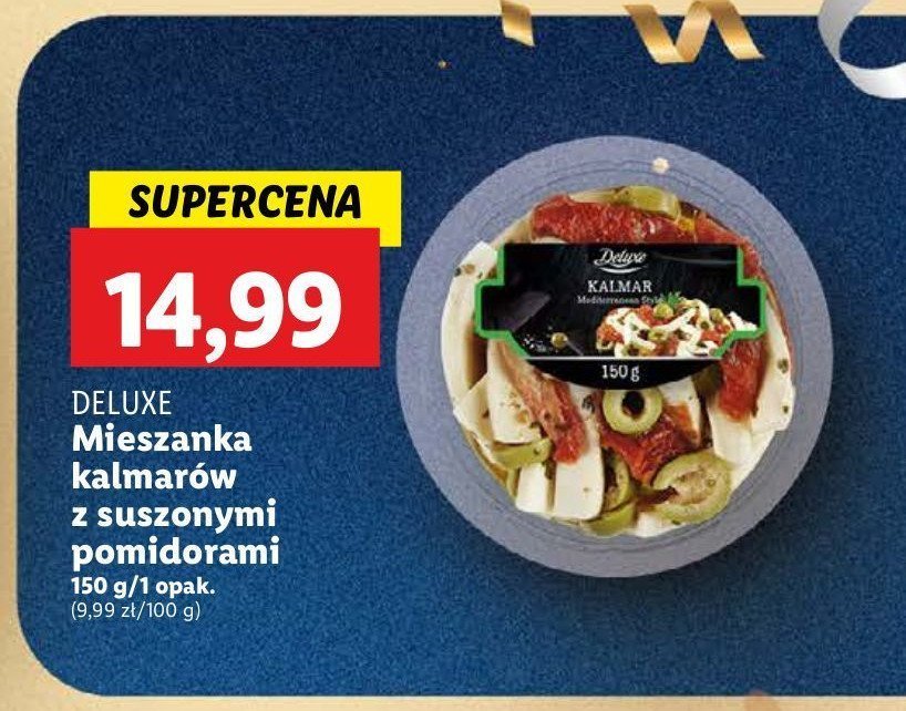 Mieszanka kalmarów z suszonymi pomidorami i oliwkami Deluxe promocja