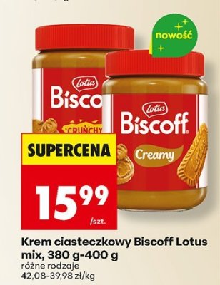 Krem ciasteczkowy Biscoff Lotus mi różne rodzaje promocja w Biedronka