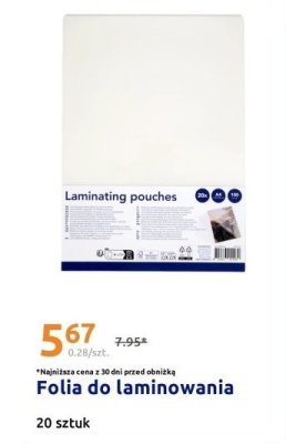 Folia do laminowania promocja w Action
