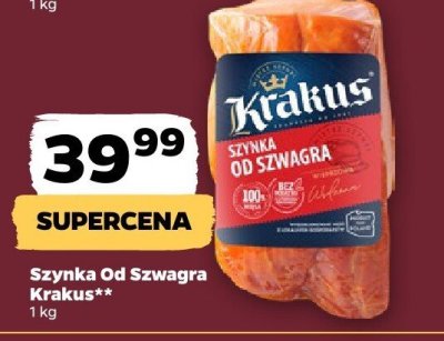 Szynka od szwagra Krakus promocja w Netto