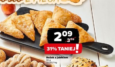 Rożek z jabłkiem promocja w Netto