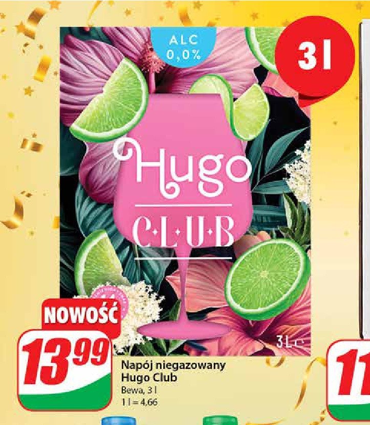 Napój Hugo club promocja