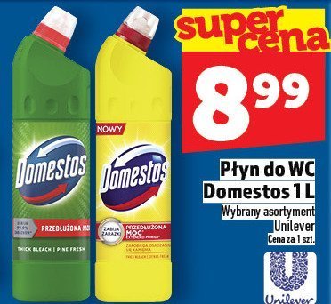 Płyn do WC Domestos 1 L promocja w TOPAZ
